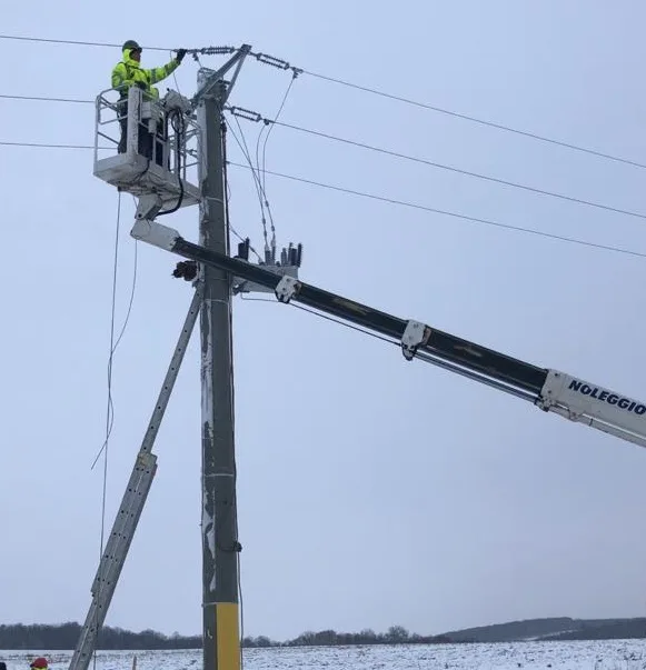 Recloser installation, 20kV overhead line, Răcăciuni